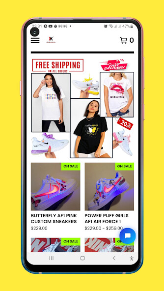 Run android online APK KENDYKICKS - Sneaker App from MyAndroid or emulate KENDYKICKS - Sneaker App using MyAndroid