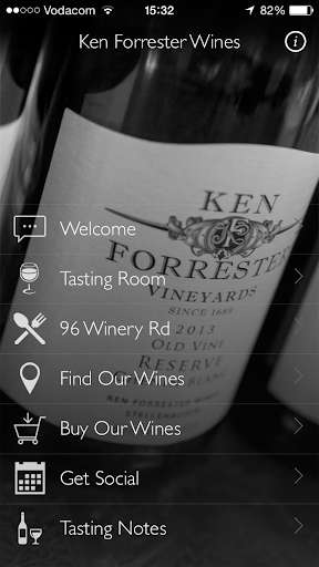 Run android online APK Ken Forrester Wines from MyAndroid or emulate Ken Forrester Wines using MyAndroid