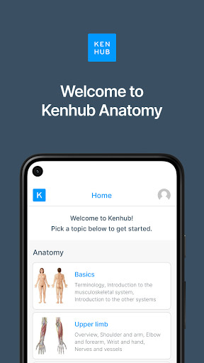 Run android online APK Kenhub Anatomy Russian from MyAndroid or emulate Kenhub Anatomy Russian using MyAndroid