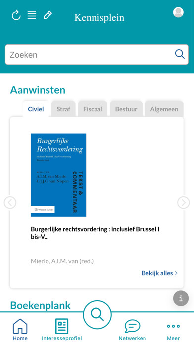 Emulate iPhone app Kennisplein Raad van State using MyAndroid
