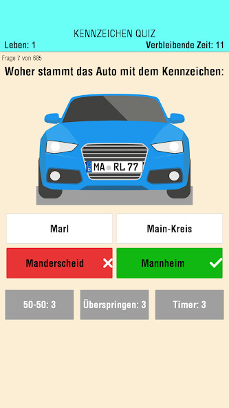 Run android online APK Kennzeichen-Quiz: Kennst du das Kennzeichen? from MyAndroid or emulate Kennzeichen-Quiz: Kennst du das Kennzeichen? using MyAndroid