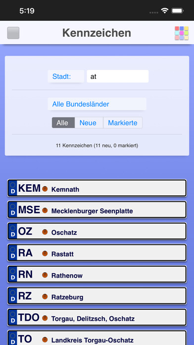 Emulate iPhone app Kennzeichen using MyAndroid Emulate iPhone app Kennzeichen using MyAndroid