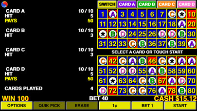 Emulate iPhone app Keno 4 Multi Card using MyAndroid Emulate iPhone app Keno 4 Multi Card using MyAndroid