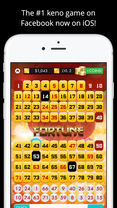Emulate iPhone app Keno Empire using MyAndroid