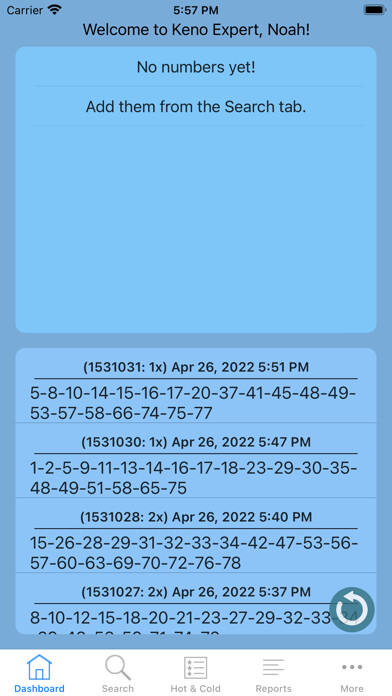Emulate iPhone app Keno Expert using MyAndroid Emulate iPhone app Keno Expert using MyAndroid