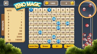 Emulate iPhone app Keno Magic using MyAndroid