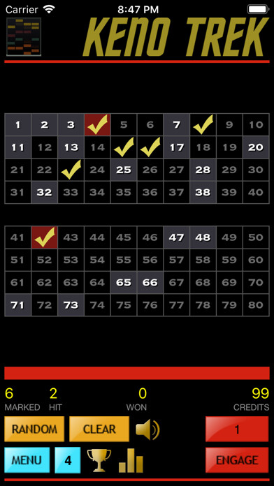 Emulate iPhone app Keno Trek using MyAndroid Emulate iPhone app Keno Trek using MyAndroid