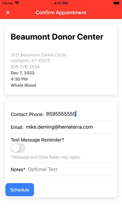 Emulate iPhone app Kentucky Blood Center using MyAndroid Emulate iPhone app Kentucky Blood Center using MyAndroid