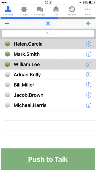 Emulate iPhone app KENWOOD BOUNDLESS PTT using MyAndroid