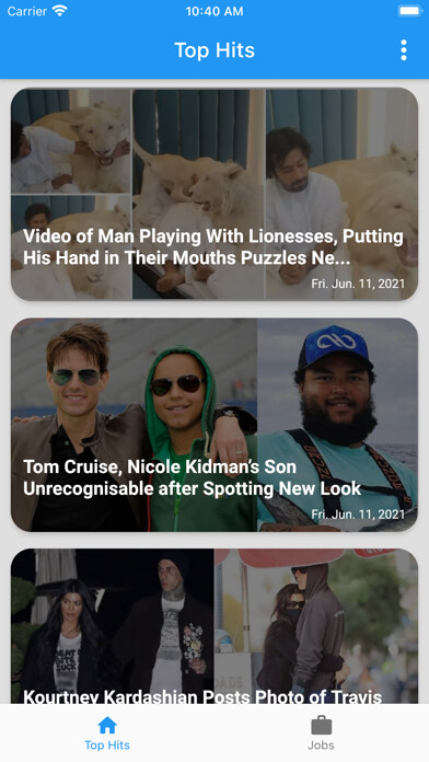 Emulate iPhone app Kenya E-Newspapers using MyAndroid