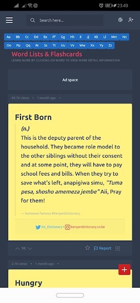 Run android online APK Kenyan Dictionary from MyAndroid or emulate Kenyan Dictionary using MyAndroid