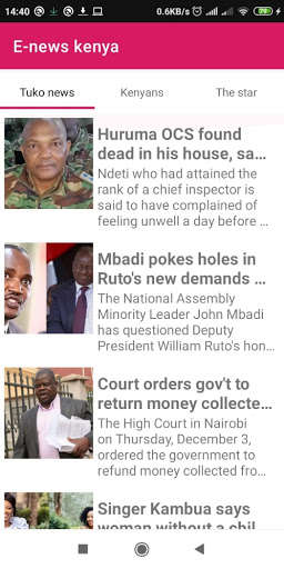 Run android online APK Kenyan News: Hot & Breaking Kenyan E-News App from MyAndroid or emulate Kenyan News: Hot & Breaking Kenyan E-News App using MyAndroid Run android online APK Kenyan News: Hot & Breaking Kenyan E-News App from MyAndroid or emulate Kenyan News: Hot & Breaking Kenyan E-News App using MyAndroid