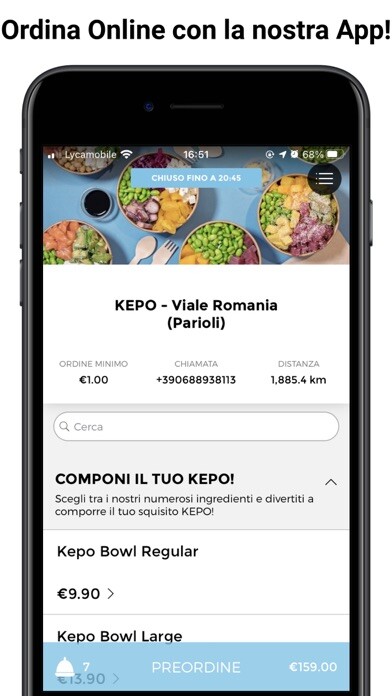 Emulate iPhone app KEPO Order using MyAndroid