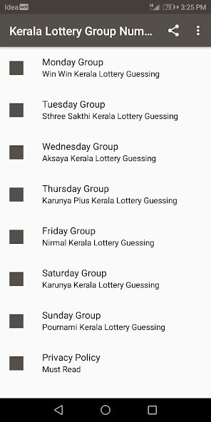 Run android online APK Kerala Lottery Group Number from MyAndroid or emulate Kerala Lottery Group Number using MyAndroid