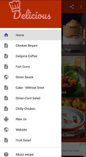 Run android online APK Kerala Recipes - Cooking book from MyAndroid or emulate Kerala Recipes - Cooking book using MyAndroid
