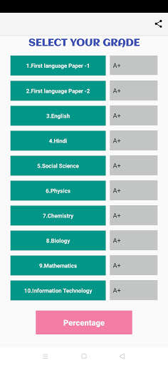 Run android online APK Kerala SSLC Percentage Calculator from MyAndroid or emulate Kerala SSLC Percentage Calculator using MyAndroid