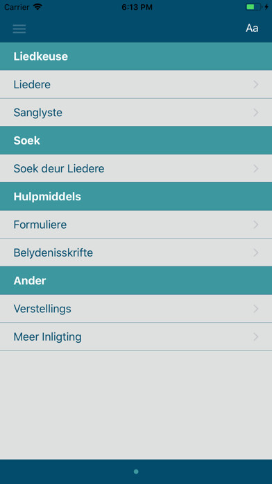 Emulate iPhone app Kerkmusiek using MyAndroid Emulate iPhone app Kerkmusiek using MyAndroid