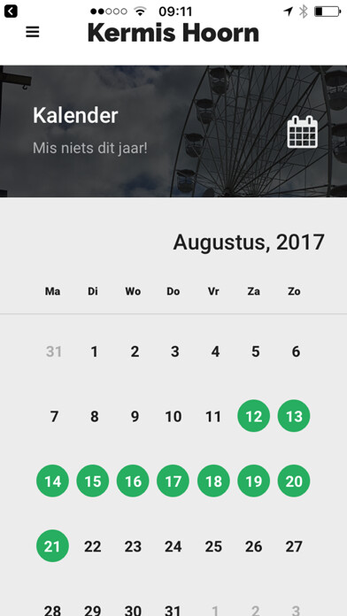 Emulate iPhone app Kermis Hoorn using MyAndroid Emulate iPhone app Kermis Hoorn using MyAndroid