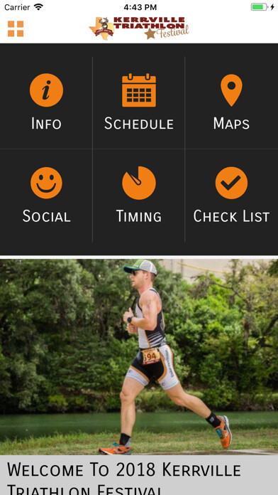 Emulate iPhone app Kerrville Triathlon Fest using MyAndroid Emulate iPhone app Kerrville Triathlon Fest using MyAndroid