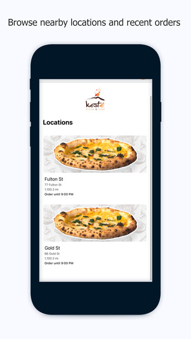 Emulate iPhone app Keste Pizzeria App using MyAndroid Emulate iPhone app Keste Pizzeria App using MyAndroid