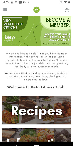 Run android online APK Keto Fitness Club from MyAndroid or emulate Keto Fitness Club using MyAndroid