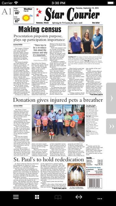 Emulate iPhone app Kewanee Star Courier eEdition using MyAndroid Emulate iPhone app Kewanee Star Courier eEdition using MyAndroid