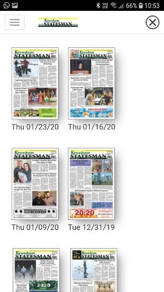 Run android online APK Kewaskum Statesman from MyAndroid or emulate Kewaskum Statesman using MyAndroid