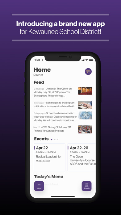 Emulate iPhone app Kewaunee School District using MyAndroid Emulate iPhone app Kewaunee School District using MyAndroid