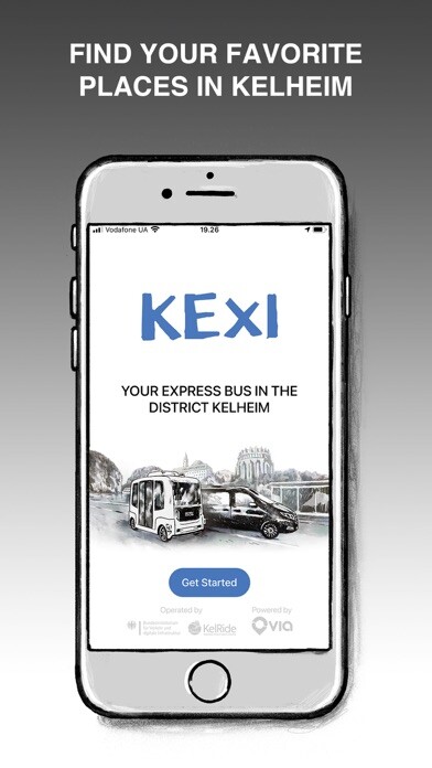 Emulate iPhone app KEXI Kelheim using MyAndroid