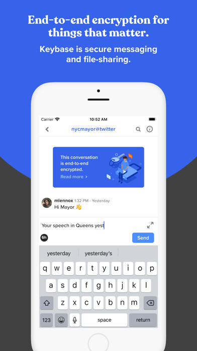 Emulate iPhone app Keybase - Crypto for Everyone using MyAndroid Emulate iPhone app Keybase - Crypto for Everyone using MyAndroid