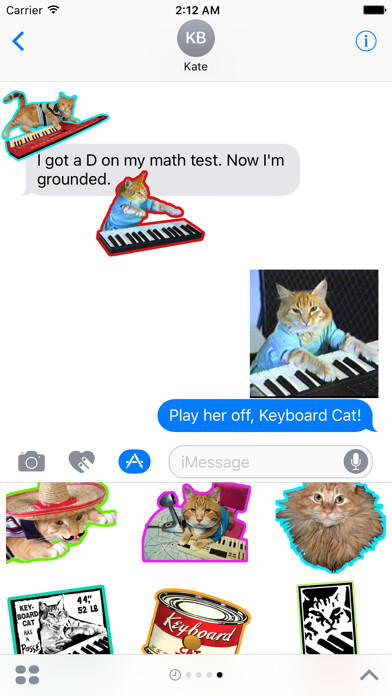 Emulate iPhone app Keyboard Cat Stickers! using MyAndroid Emulate iPhone app Keyboard Cat Stickers! using MyAndroid