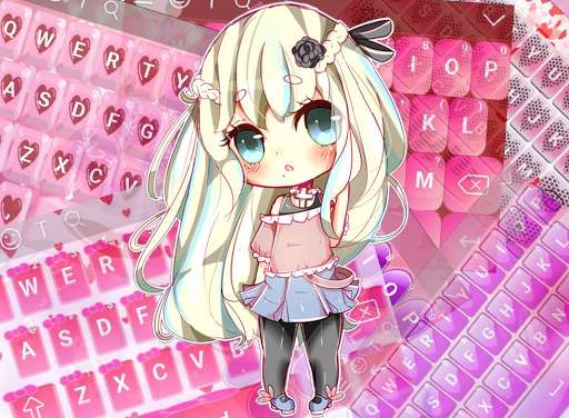 Run android online APK Keyboard Cute Girl Theme from MyAndroid or emulate Keyboard Cute Girl Theme using MyAndroid