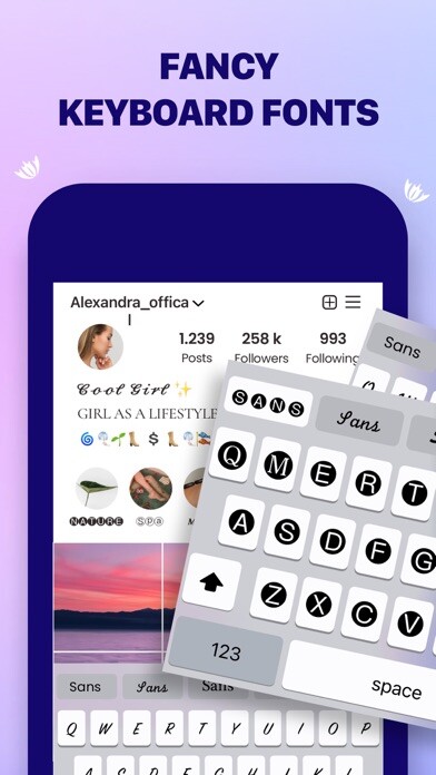 Emulate iPhone app Keyboard Fonts - Aa Aesthetic using MyAndroid