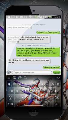 Emulate Android APK Keyboard For Ultraman Themes