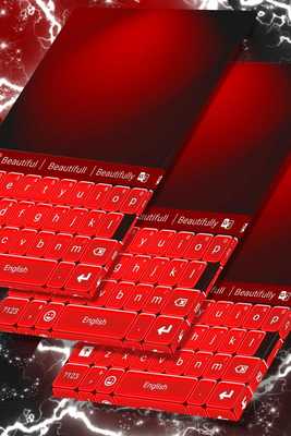 Emulate Android APK Keyboard Neon Red