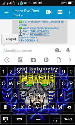 Emulate Android APK Keyboard Persib Bandung Viking Emulate Android APK Keyboard Persib Bandung Viking