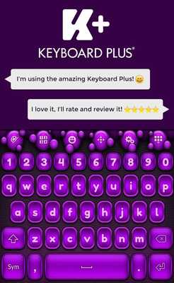Emulate Android APK Keyboard Purple HD Emulate Android APK Keyboard Purple HD