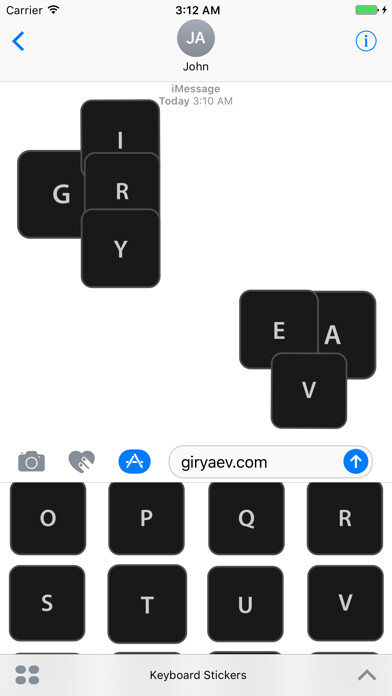 Emulate iPhone app Keyboard Stickers! using MyAndroid Emulate iPhone app Keyboard Stickers! using MyAndroid
