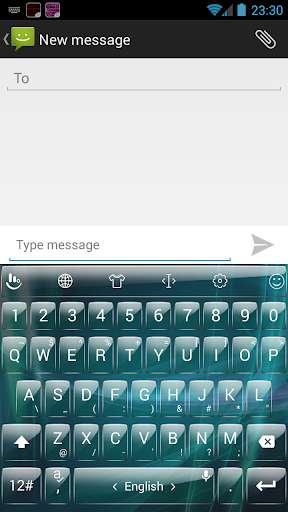 Emulate Android APK Keyboard Theme Glass AquaGreen Emulate Android APK Keyboard Theme Glass AquaGreen