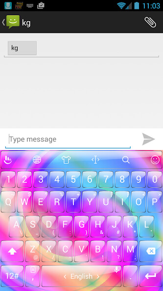 Run android online APK Keyboard Theme Glass M Spiral from MyAndroid or emulate Keyboard Theme Glass M Spiral using MyAndroid