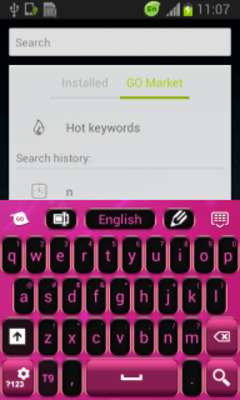 Emulate Android APK Keyboard Theme Pink