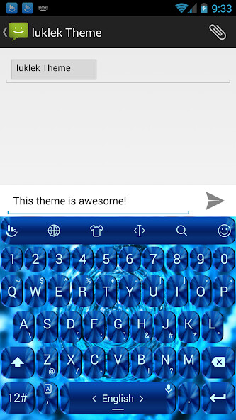 Run android online APK Keyboard Theme Shading Blue from MyAndroid or emulate Keyboard Theme Shading Blue using MyAndroid