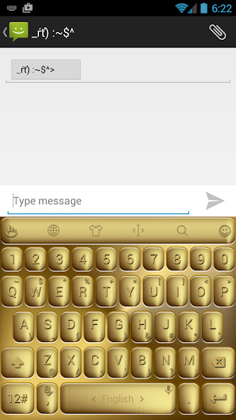 Run android online APK Keyboard Theme Solid Gold from MyAndroid or emulate Keyboard Theme Solid Gold using MyAndroid