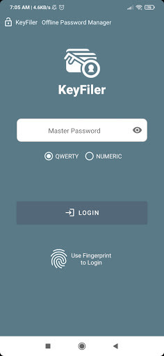 Run android online APK KeyFiler (Offline Password Manager) from MyAndroid or emulate KeyFiler (Offline Password Manager) using MyAndroid Run android online APK KeyFiler (Offline Password Manager) from MyAndroid or emulate KeyFiler (Offline Password Manager) using MyAndroid