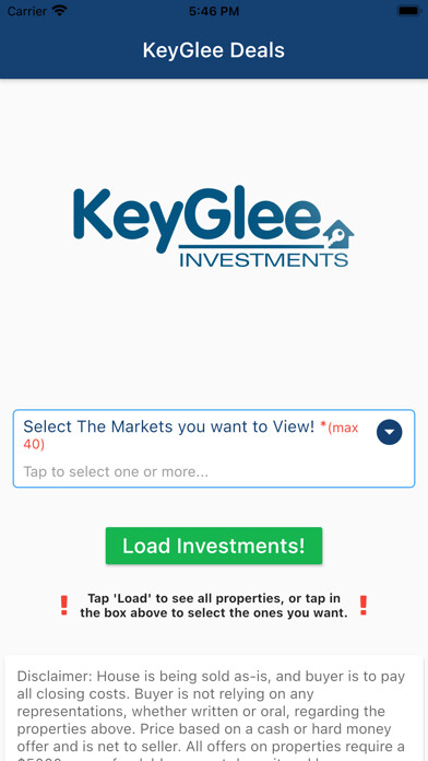 Emulate iPhone app KeyGlee Deals using MyAndroid