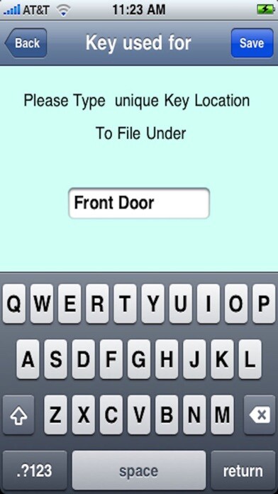 Emulate iPhone app keyLocatorLt using MyAndroid
