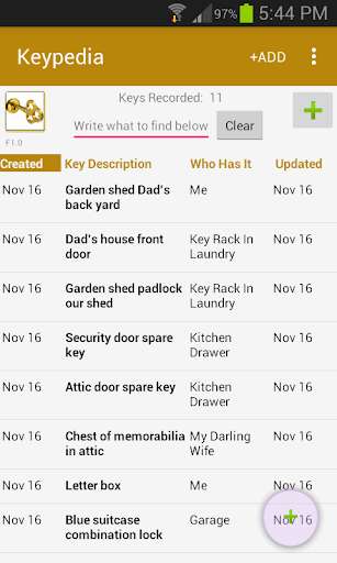 Run android online APK Keypedia Keys Organizer Finder from MyAndroid or emulate Keypedia Keys Organizer Finder using MyAndroid