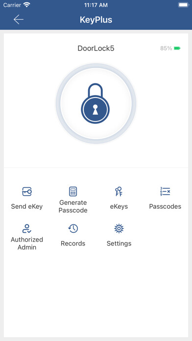 Emulate iPhone app KeyPlus - Smart Lock using MyAndroid Emulate iPhone app KeyPlus - Smart Lock using MyAndroid