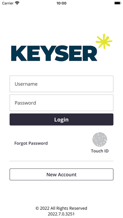 Emulate iPhone app Keyser MobileInsured using MyAndroid