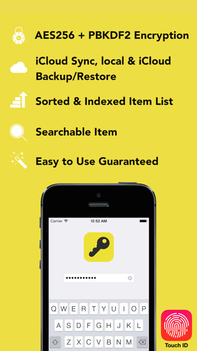 Emulate iPhone app Keys - Password Manager Lite using MyAndroid Emulate iPhone app Keys - Password Manager Lite using MyAndroid